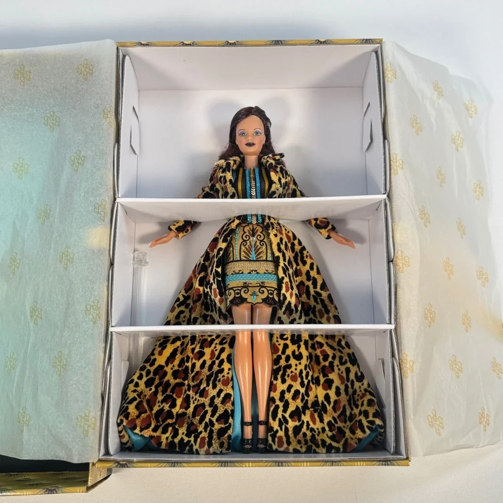 Todd Oldham Barbie Doll 1998 Limited Edition Mattel 22205 Leopard Coat NRFB